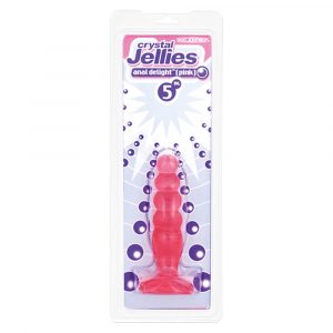 Crystal Jellies Anal Delight Butt Plug Pink