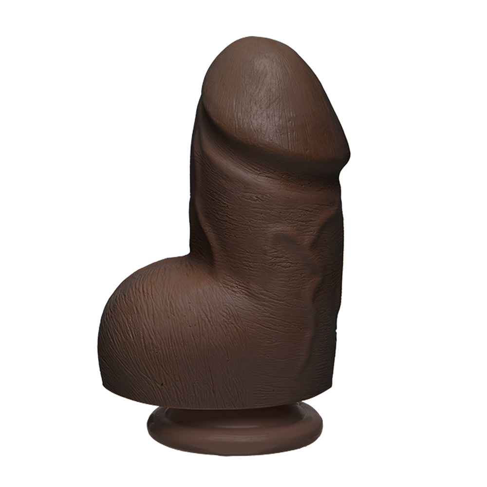The D Fat D 6 Inch Chocolate Dildo With Balls