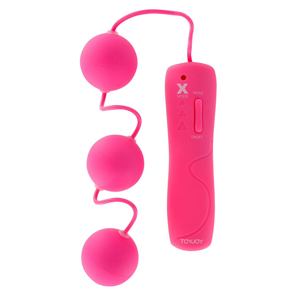 Funky Triple Power Balls Pink Vibrating