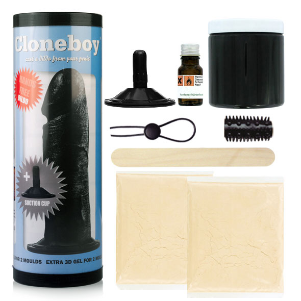 CloneBoy Cast Your Own Black Dildo With Suction Cup