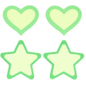 Peekaboo Pasties Glow In the Dark