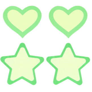 Peekaboo Pasties Glow In the Dark